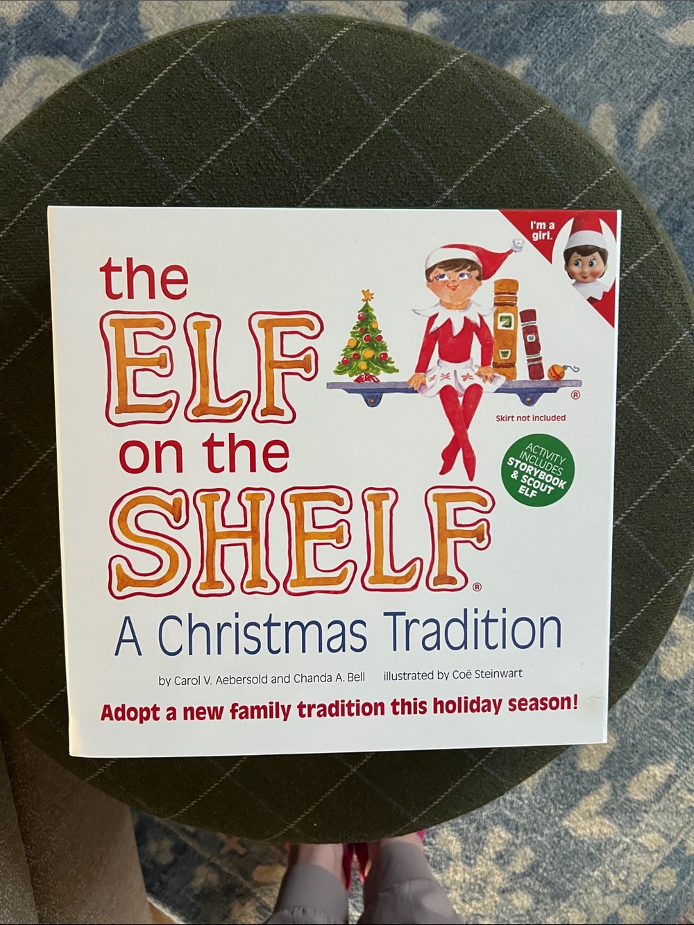 Elf on the shelf book and elf set